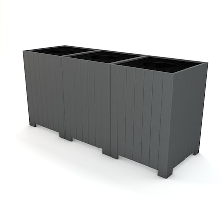 Frog Furnishings 96 gal. Square Trash Can PB 96SGRAREC